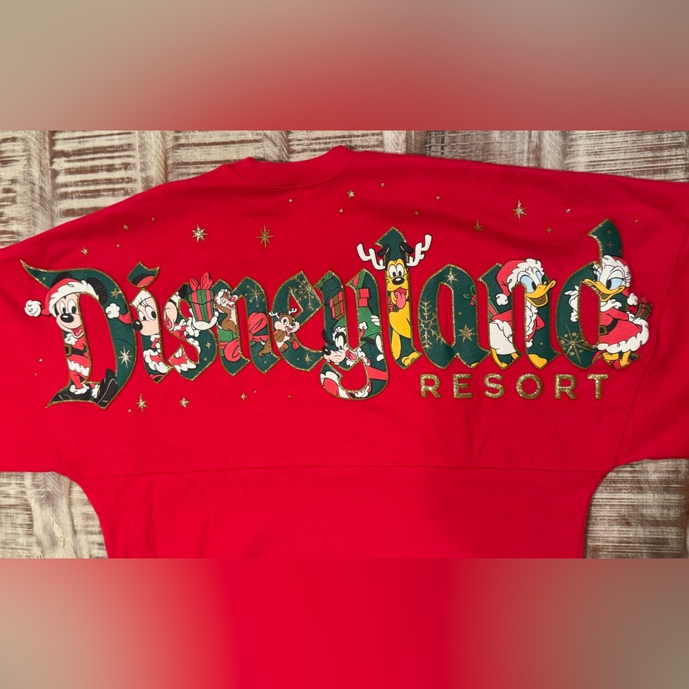 Disneyland Christmas 2025 spirit jersey